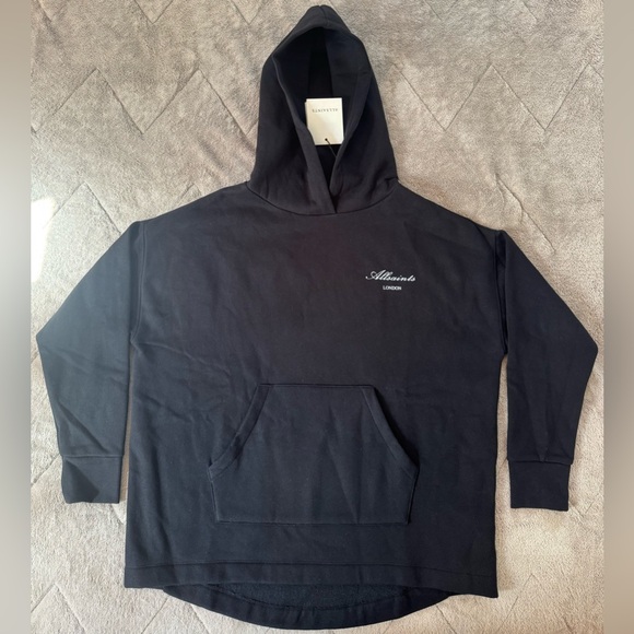 NEW🔥ALLSAINTS Skull Etienne Oversized Cotton Blend Hoodie🔥 - Picture 11 of 16